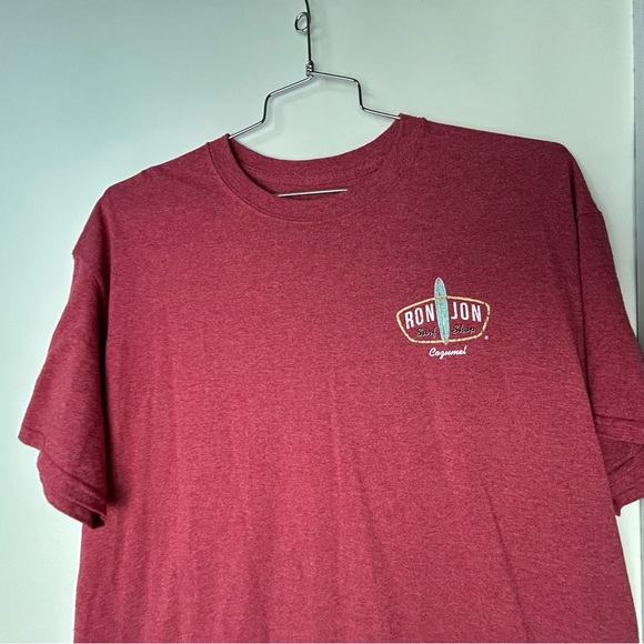 Ron Jon Surf Shop Red T-shirt Cozumel "Its all about the ride"  XL‎ Men's - Picture 3 of 11
